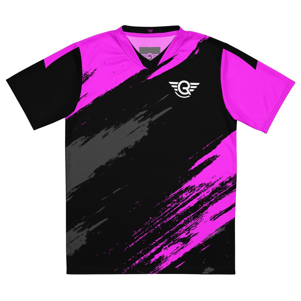 Esports Jersey | Made in USA | Design #2 Black and Pink