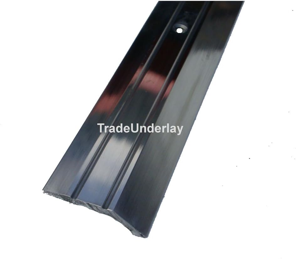 Carpet door bar Trims Silver Lino edge ramp 9' Amazon.co.uk