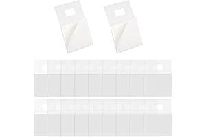 20 Pack Picture Hangers Adhesive Plastic Sawtooth Adhesive Picture Hanger No Nail...