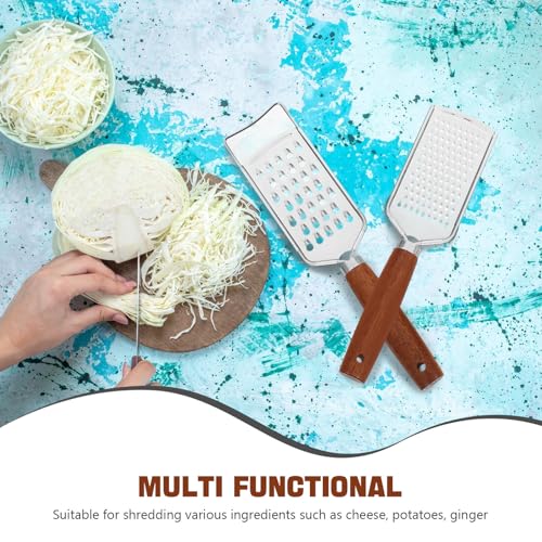 Set 2 ralladores acero inoxidable con mango antideslizante miniatura 7