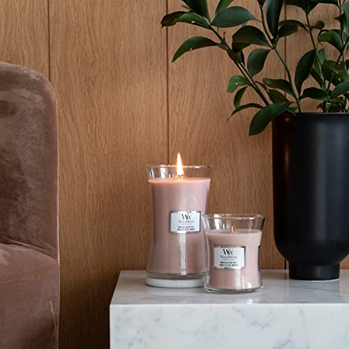 Woodwick Large Hourglass Candle Vanilla & Sea Salt, Light Brown #TOP3