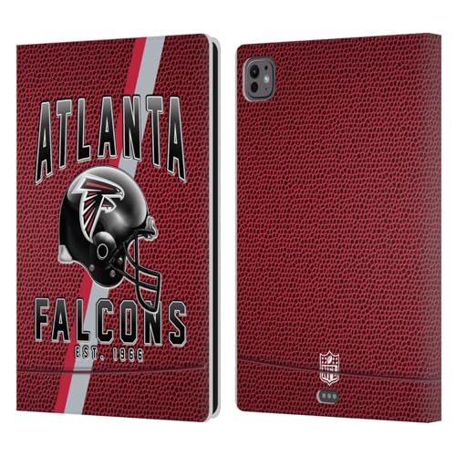 Étui en cuir iPad Pro 11 M4 Atlanta Falcons aux finitions premium artistiques