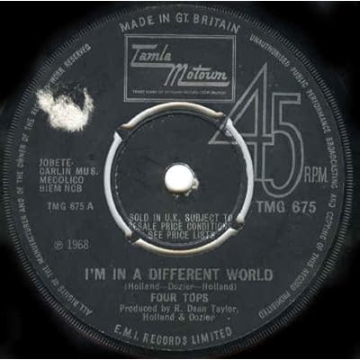 FOUR TOPS - I'M IN A DIFFERENT WORLD - 7 inch vinyl / 45