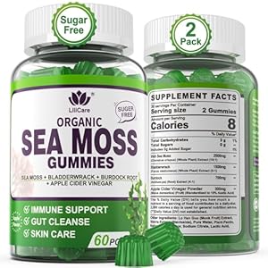 (2 Pack) Sea Moss Gummies – I...