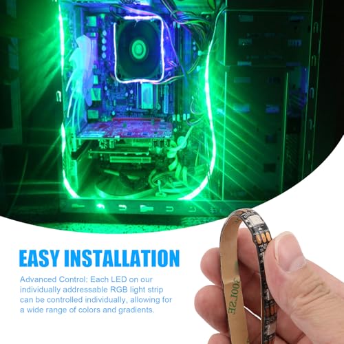Tira LED RGB para Gabinete PC 0.5m 5V 3-Pin miniatura 4