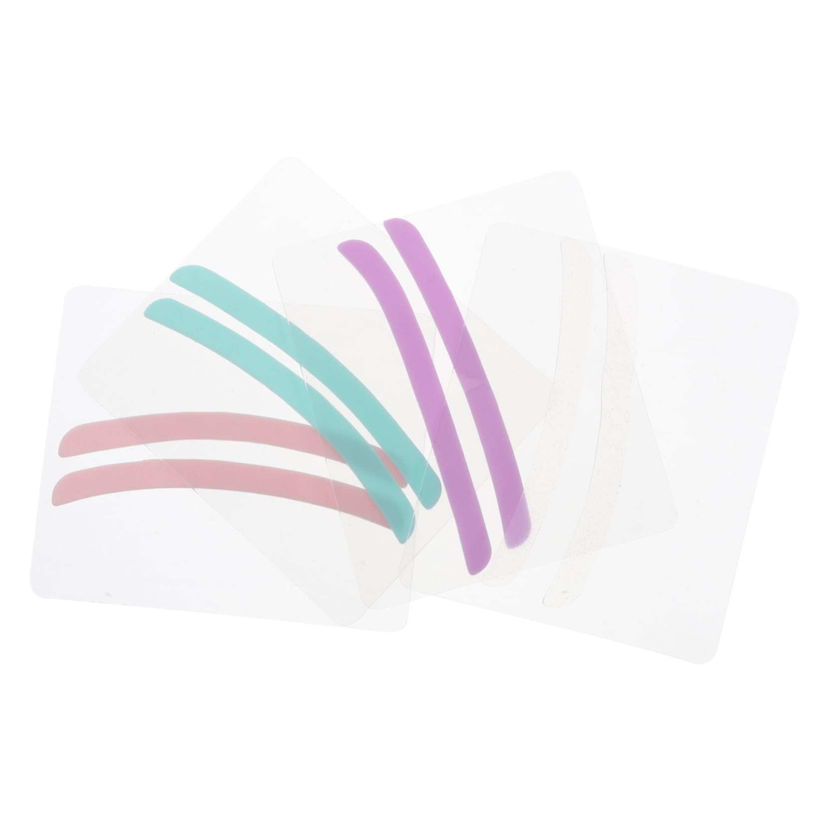 Beatifufu 4 Pairs Lash Lift Pads for Wrinkle Reduction Silicone Lash Lift Kit Reusable Patches