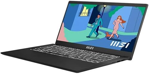 Miniatura 2 de MSI Portátil moderno FHD de 14 pulgadas  Procesador Intel Core i7-1195G7  16 GB de RAM  SSD de 1024 GB  Gráficos Intel Iris Xe  Teclado