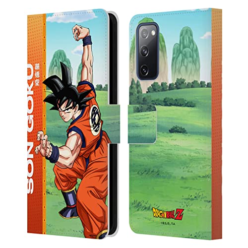 Étui portefeuille Dragon Ball Z Son Goku en cuir pour Samsung Galaxy S20 FE 5G