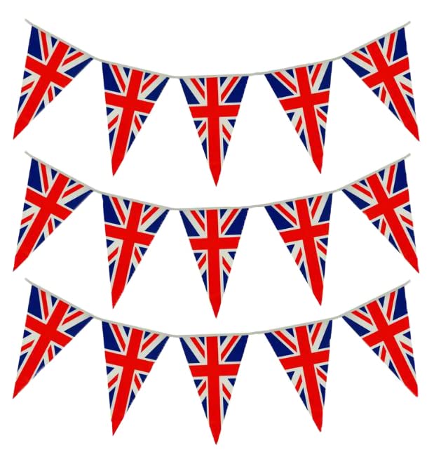 Zac's Alter Ego Pack of 6 Union Jack Flag Head Boppers, Sunglasses, Bunting, Hats, Wigs, Flags, Bow Ties, Shoelaces, Fans, Ties, Braces, etc...