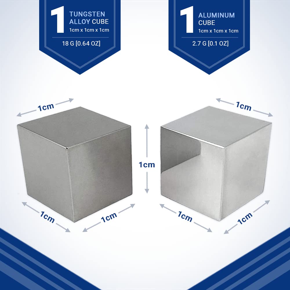 Amazon.co.jp: Tungsten & Aluminium Cube Set - 1cm : ホビー