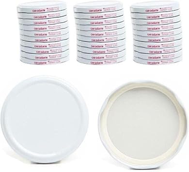 Canned Lid Jar Lid Double Silicone Bottle Lid 50 Pieces