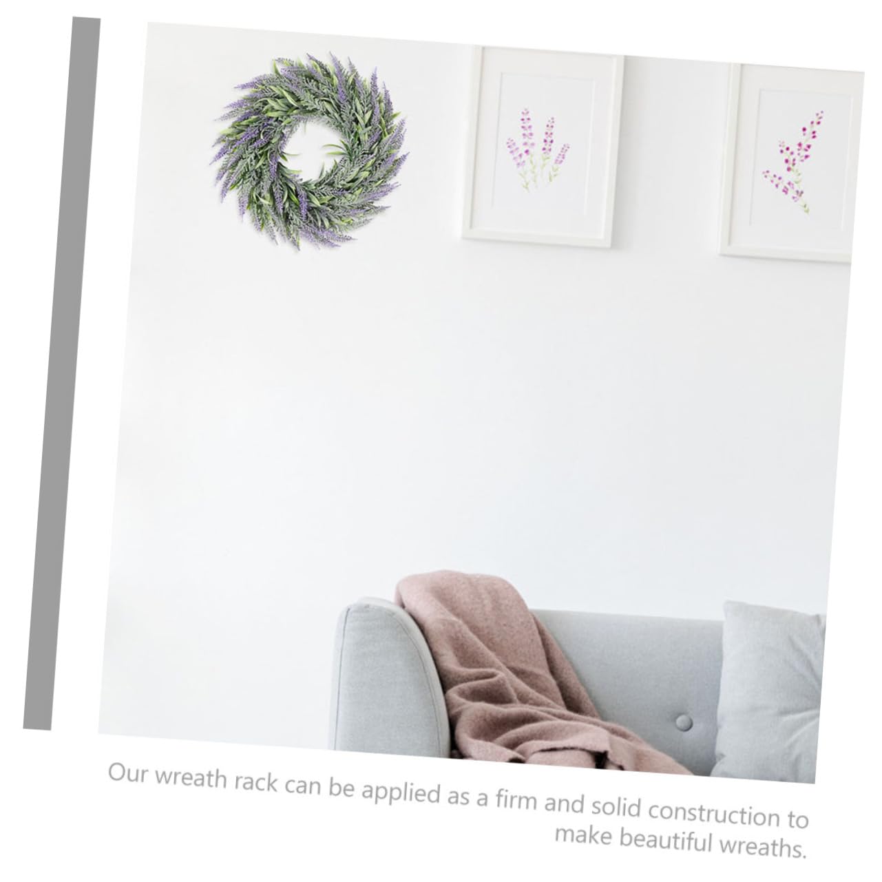 6stücke Metall Draht Kranzrahmen Rund Form Tür Wand Hängen Dekoration Blumenkranz Bastelmaterial Hochzeit Weihnachten DIY
