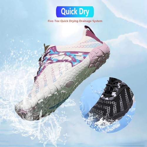 Image of Hike Barefoot Shoes Women Men Pro Water Footwear Wide Toe Box Non-Slip Unisex Athletic Outdoor Running Shoes