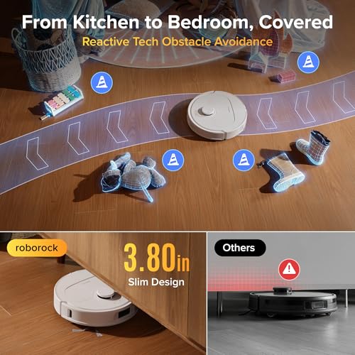 Image of roborock Qrevo S Pro Robot Vacuum and Mop, 18,500Pa Suction, Multifunctional Dock with 167℉ Mop Self-Cleaning, Smart Obstacle Avoidance, Anti-Tangle Brush, Liftable Spinning Mop, White
