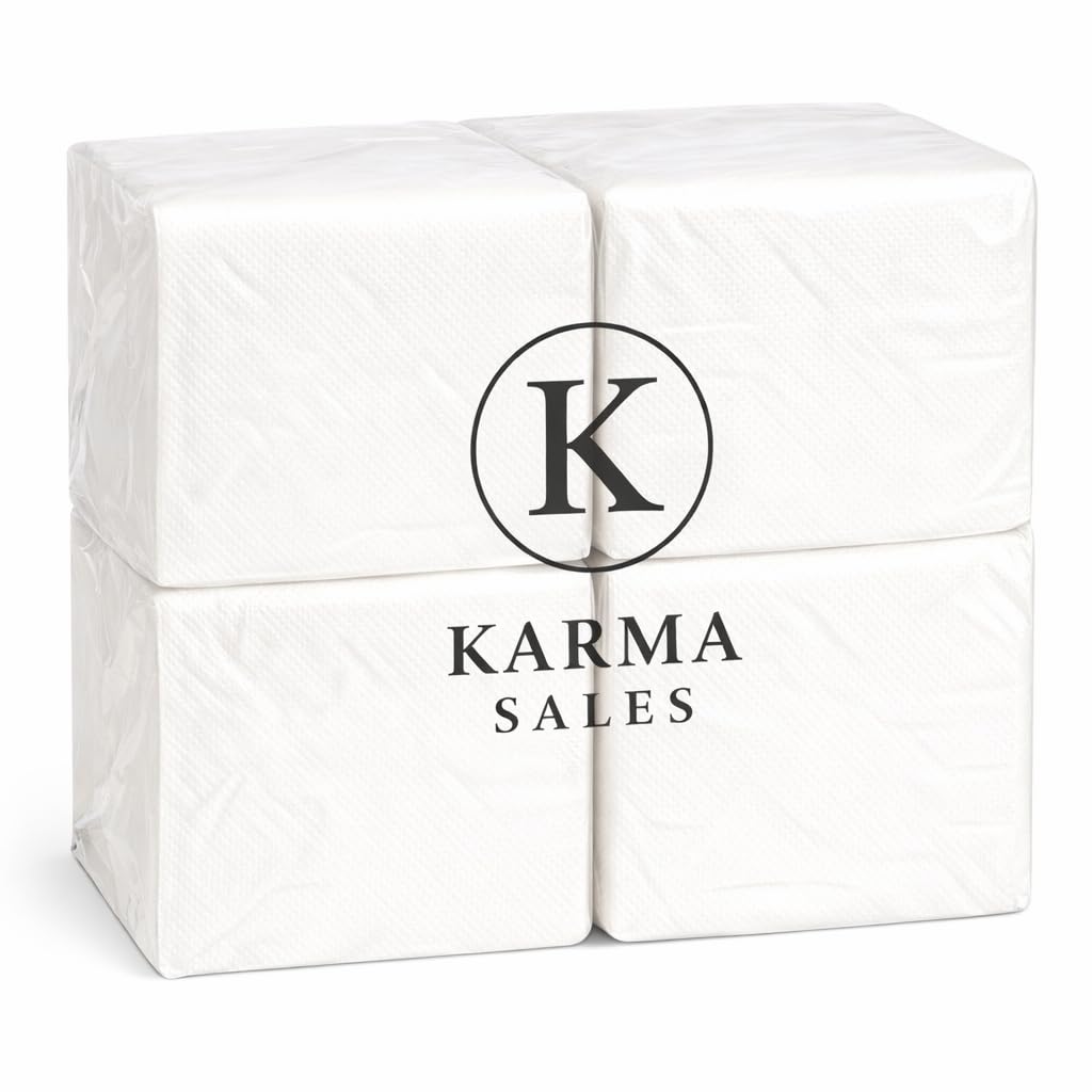 Karma Sales© Quality First Tissue Paper - 27x30 cm - Thick & Durable - Best for Home, Travel, and Events pack of 4 (100 sheet per packet)-image-25