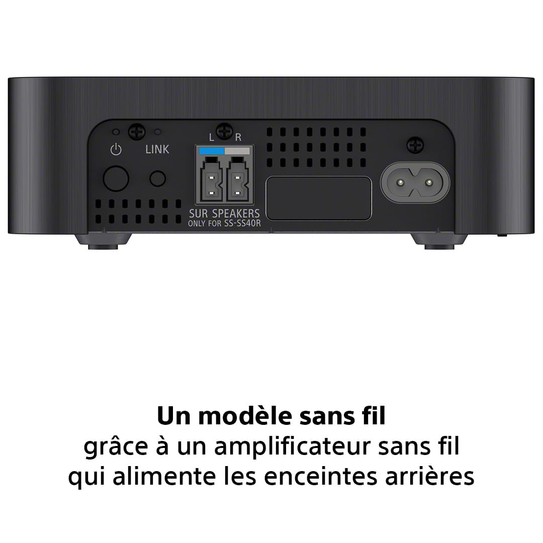 Sony HT-S40R Barre de Son 5.1ch Home Cinéma sans Fil Noir