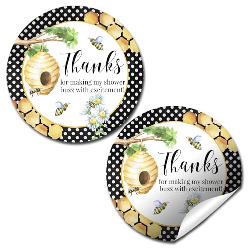 Autocollants ronds 5,1 cm pour sacs à friandises de mariage et baptême