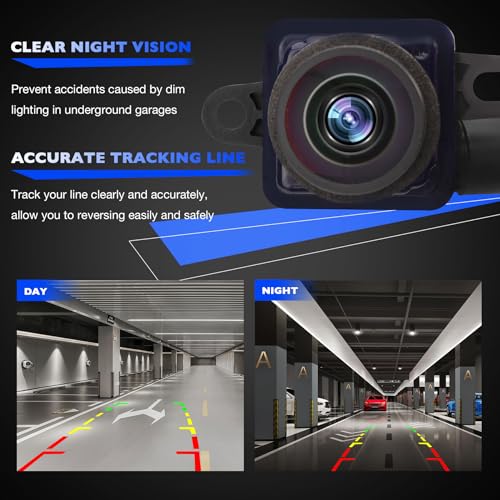 Image of Rear View Backup Camera, Compatible with 2014-2020 Dodge Ram ProMaster 1500 2500 3500, Replace 6MJ97ZZZAA 68288201AA, Waterproof Back Up Camera Reverse Camera (Pack of 5)