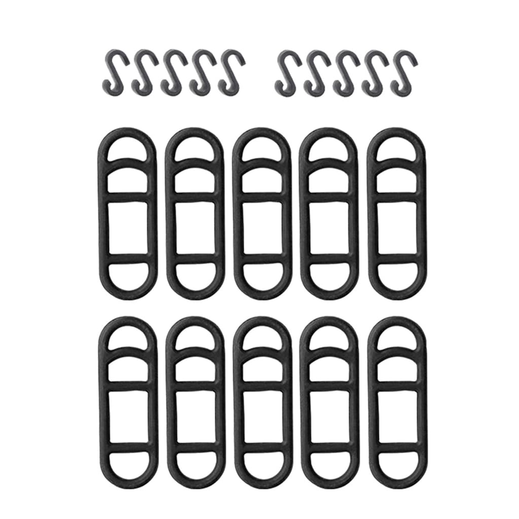 Greabuy 20Pcs Bikes Light Replacement Mount Silicones Band Elastics Belt Tie Flashlight Stand Bandages Fixing Bandages Belt