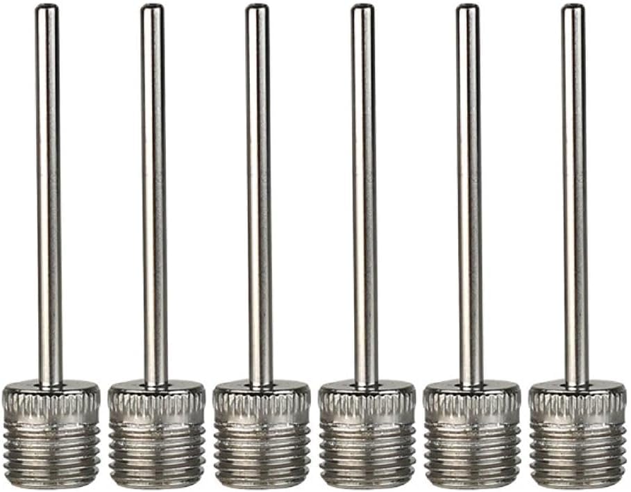Bombas de bolas de acero inoxidable, agujas de inflado, bombas de inflado de aire, aguja para baloncesto, pelotas de fútbol, voleibol, bombas de inflado, aguja de inflado, accesorios para bombas de