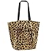 Brown Leopard Sacchetti riutilizzabili della spesa di grande capacità Tote pieghevole con Tote lavabile in lavatrice ecologico