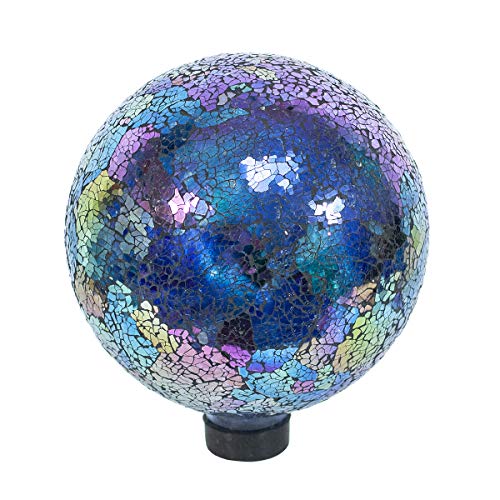 Echo Valley 8196 10-Inch Mosaic Glass Gazing Globe, Arco Iris