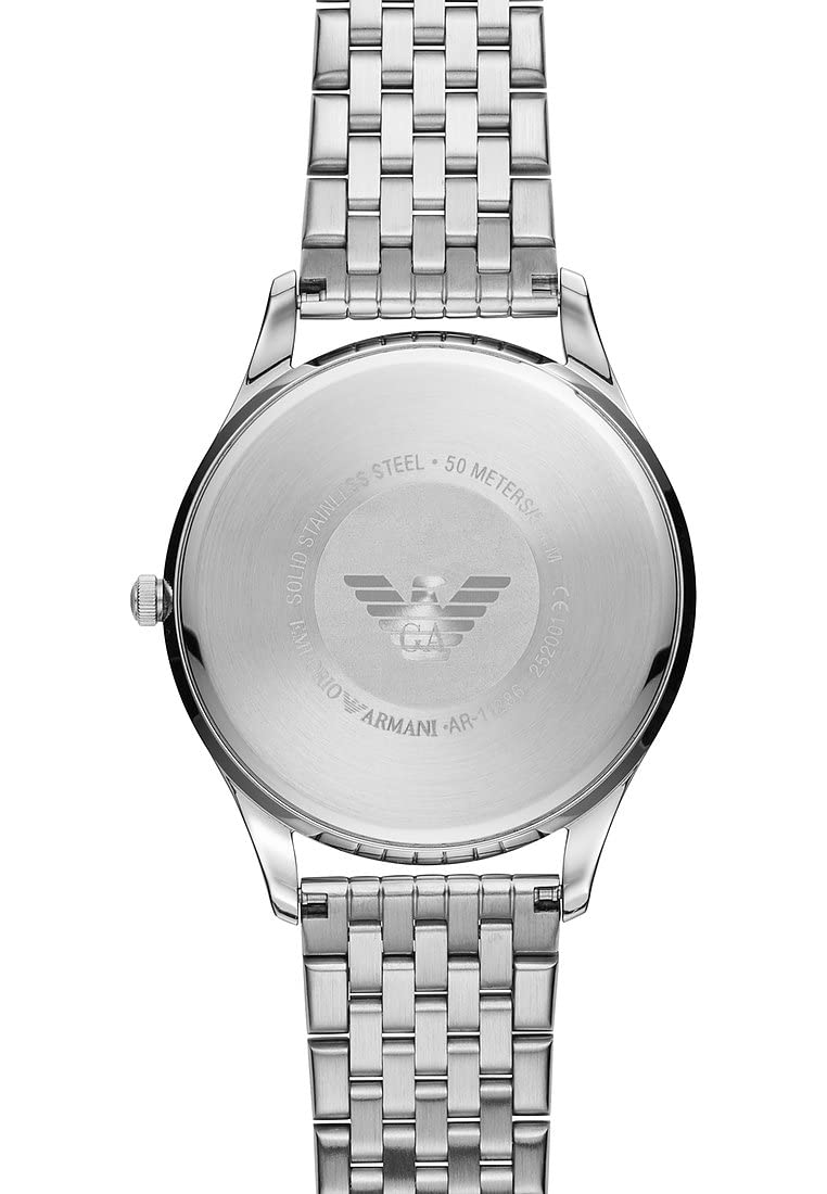 Emporio Armani Herren-Chronographuhr, 43 mm Gehäusegröße