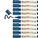 Produktbild edding 22 Permanentmarker - blau - 10 Stifte - Keil-Spitze 1-5 mm - schnell trocknender Permanent Marker - wasserfest, wischfest - für Karton, Kunststoff, Holz, Metall - Universalmarker