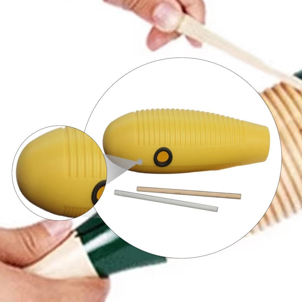 Instrumento de Güiro, Sonajero de Güiro, Herramienta de Enseñanza Educativa, Herramienta de Entrenamiento Musical para Principiantes en Acompañamiento, Amarillo