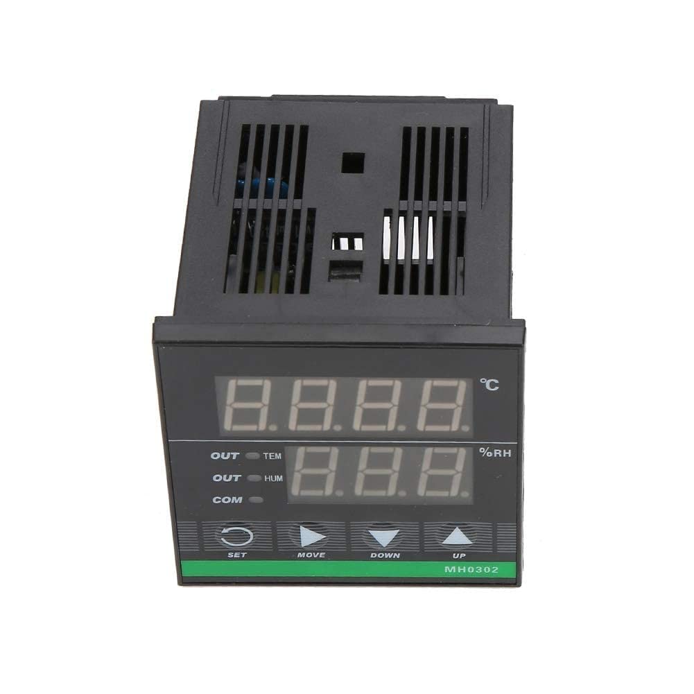 Temperature Humidity Sensor, Intelligent Temperature Humidity Control Instrument Adjustable for Grain Depot Control for Industrial Agricultural