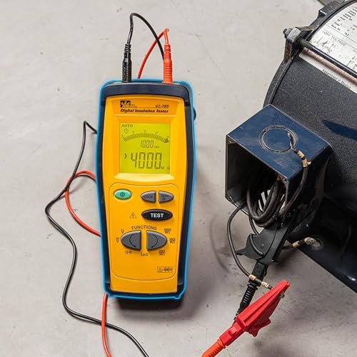 Image of IDEAL INDUSTRIES INC. 61-795 Hand-Held Insulation Tester, 250 /500 /1000V Test voltages