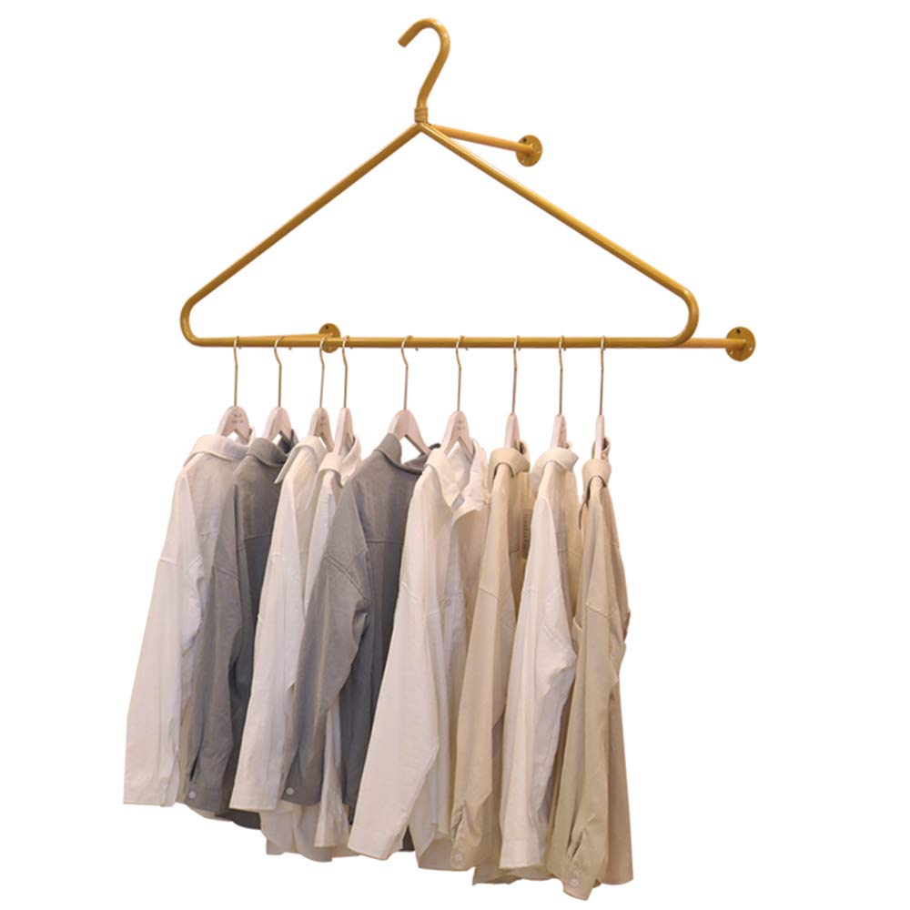 JKJZSALJ Metal Retail Clothing Garment Racks Display Rod, Clothing Store Display Rack Ceiling Hanger, Women'S Clothing Store Windows Shelves Hanging Clothes Bar Display Hangers,A,100cm