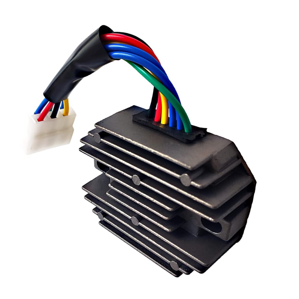 Baceyong 6 Pin Voltage Regulator Rectifier Compatible with Grassh-opper 718D 721D 721G John Deere Tractor 750 M802471 650 M802471 MIA881277 Kubota 821G RS 5101 RS5101 RS5155 - Image 4