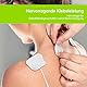 AUVON TENS Gerät Elektroden Pads, 20 Stücke 50X50mm Pads mit patentiertem Design, latexfreie TENS EMS Gerät Pads mit verbesserter Selbstklebeleistung und nicht reizendem Design für die Elektrotherapie