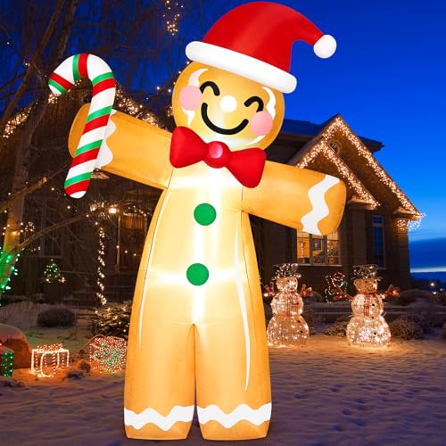 Danxilu 8 Fuß/2,44 m Aufblasbare Weihnachtsdeko Außen Integrierte...