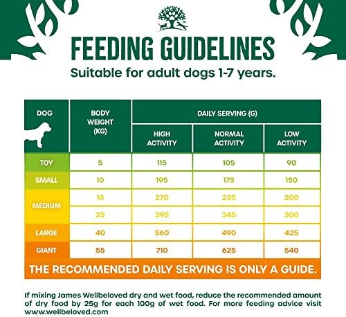 James Wellbeloved Adult Duck and Rice 15 kg Bag, Hypoallergenic Dry Dog Food