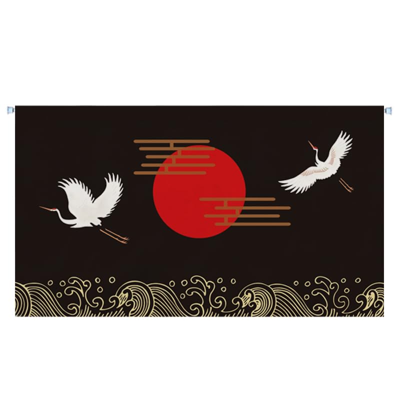 Cortina de Media Ventana Japonesa Noren: Solución Elegante para Cocinas de Sushi