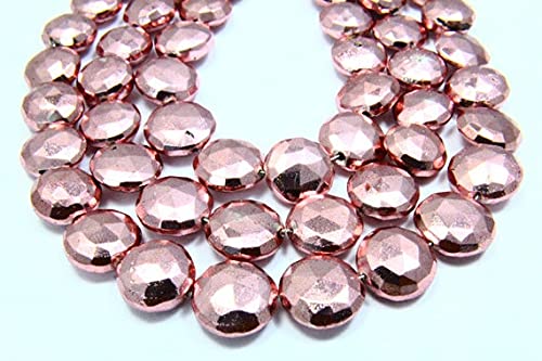Pyrite rose briolette naturelle en perles de 10-8mm pour la création de bijoux fait main