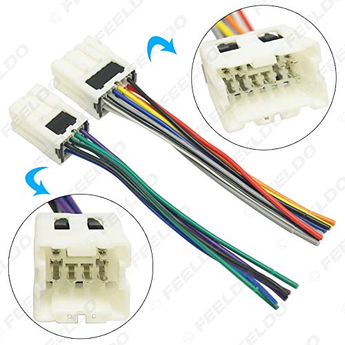 5Pair Car Radio for Audio Power Wiring Harness Adapter Plug for Old for Nissan Micra Patrol Skyline Sunny Primera #FD-2955