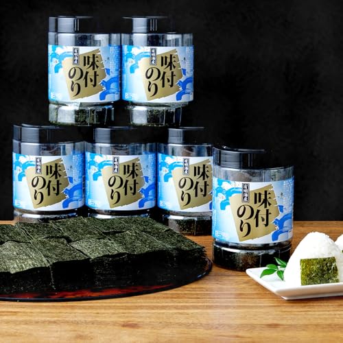 [有明のり]有明海苔 味海苔 大丸ボトル 10切80枚 6本セット 福岡有明のり お取り寄せグルメ 九州 ご当地グルメ 福岡土産 取り寄せ 福岡県 食品