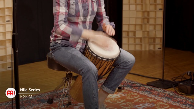 Djembe Meinl Percussion Headliner - Tamburo In Legno Con Corde, Diametro 10 Pollici - Foto 12