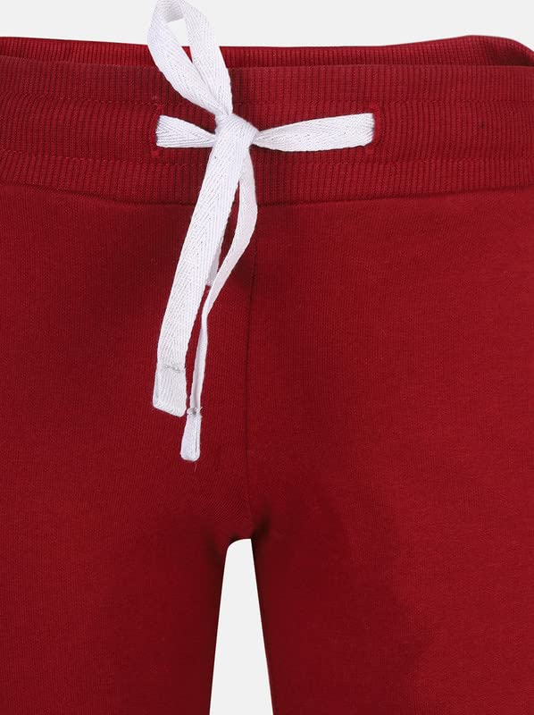 Image of Jockey AG68 Girls Super Combed Cotton French Terry Graphic Printed Relaxed Fit Joggers