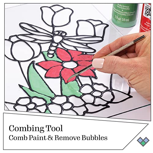 gallery glass 4 piece tool set perfect for stained glass diy arts and crafts 19739 multi-color