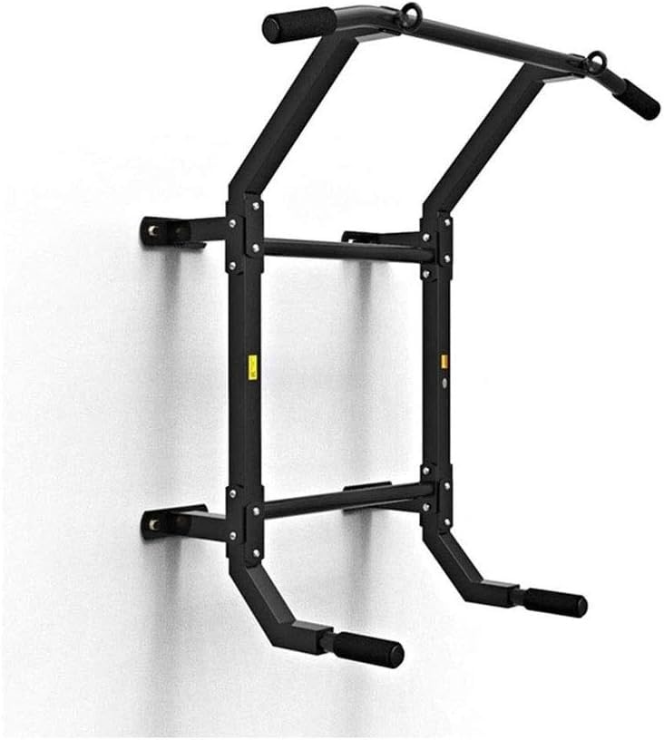 Wall Mounted Pull Up Bar Chin Up bar Fitness Doorway Pull-Up Bar Multi-Purpose Portable Multifunctional Dip Station for
