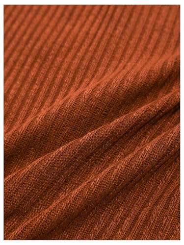 Image of SOLY HUX Women's Long Sleeve Shirts Ribbed Knit Pullover Tops Tee