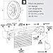 WOLFPACK LINEA PROFESIONAL 5250150 Disco Persiana Plastico Octogonal 160x60 mm. Cinta 22...