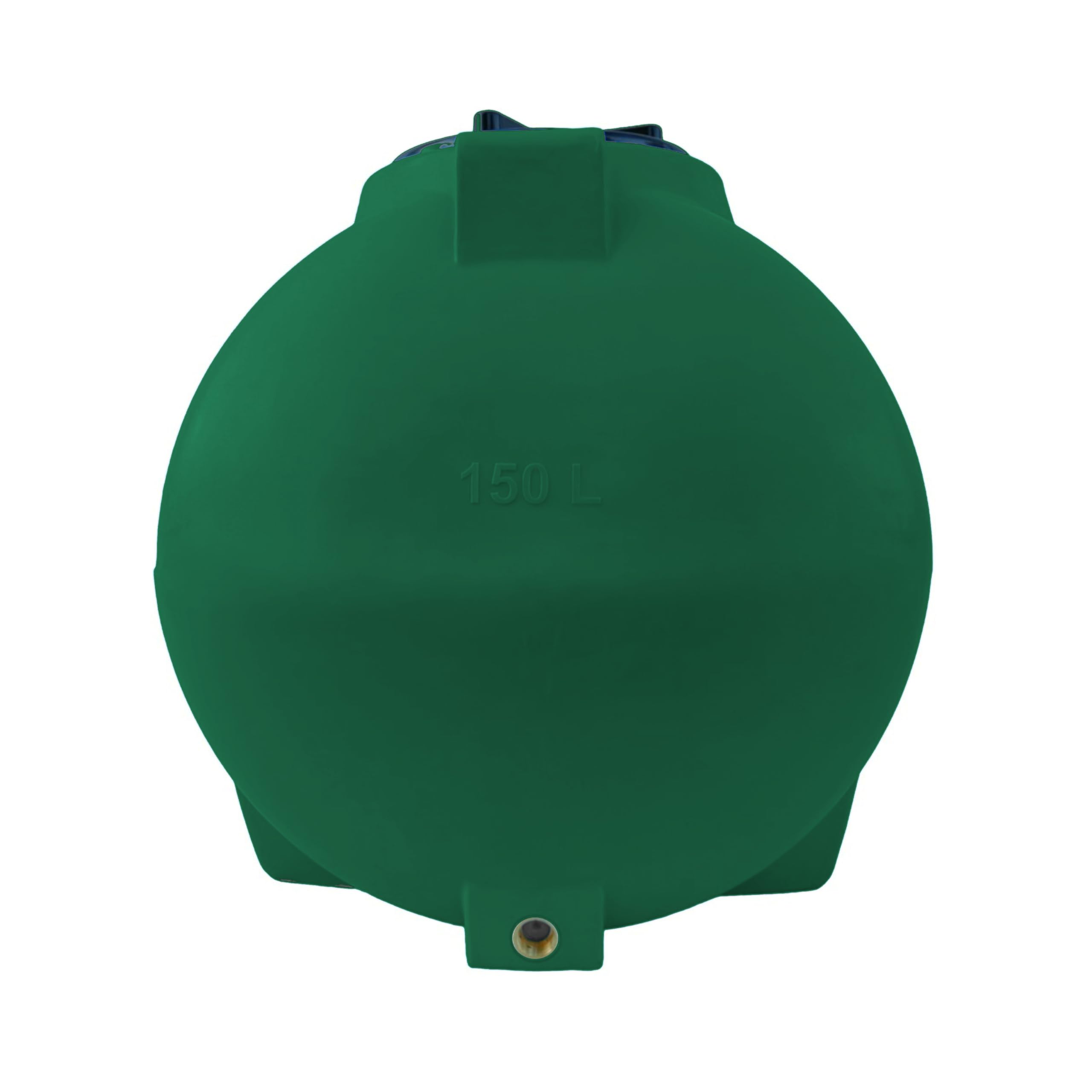 Varile 150L Depósito de Agua Potable Verde | Sin BPA | Rosca de Latón 3/4" Integrada | Fabricado en la UE | Apto para Alimentos | Horizontal