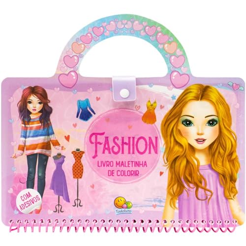 Livro Maletinha de Colorir: Fashion
