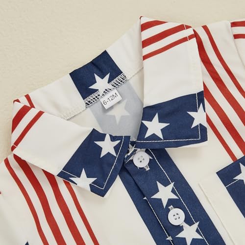 Image of Biayxms Baby Boy Halloween Outfits Pumpkins Gentlemen Suit Short Sleeve Button Up Shirts Shorts Pants Baby Halloween Clothes