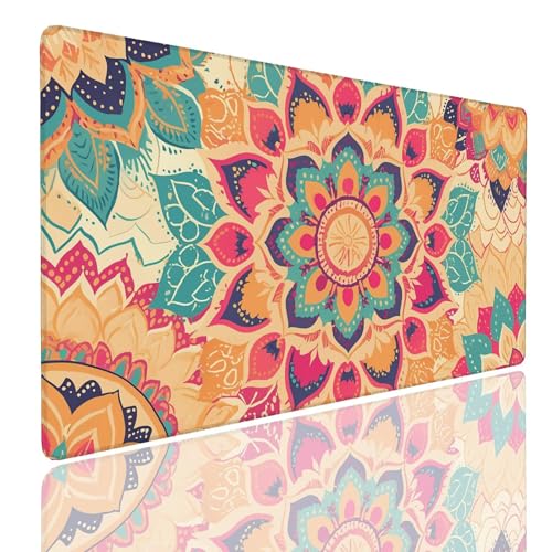Tapis de souris XL retro grand tapis de bureau pour gamer étanche
